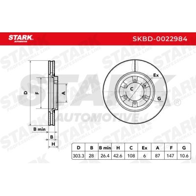 Tarcza hamulcowa Stark SKBD-0022984 SKBD-0022984 - foto 4