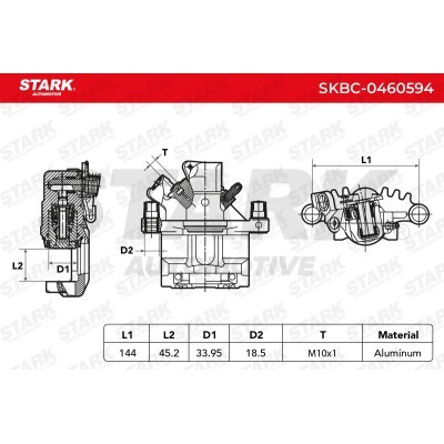 Zacisk Hamulcowy Stark SKBC-0460594 SKBC-0460594 - foto 4