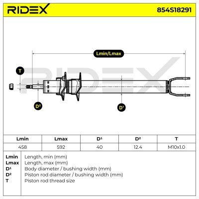 Amortyzator RIDEX 854S18291 854S18291 - foto 7