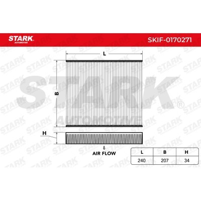 Filtr Kabinowy Stark SKIF-0170271 SKIF-0170271 - foto 2
