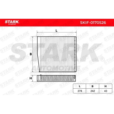 Filtr Kabinowy Stark SKIF-0170526 SKIF-0170526 - foto 6
