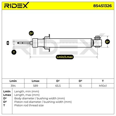 Amortyzator RIDEX 854S1326 854S1326 - foto 7