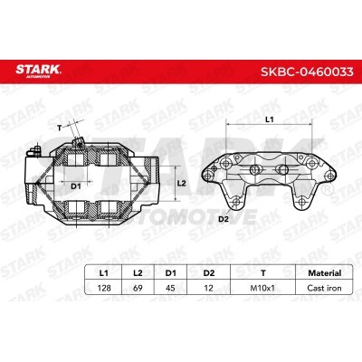 Zacisk Hamulcowy Stark SKBC-0460033 SKBC-0460033 - foto 4