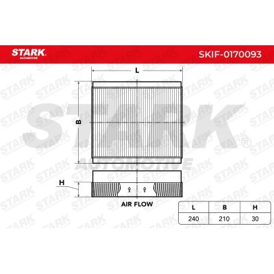 Filtr Kabinowy Stark SKIF-0170093 SKIF-0170093 - foto 3