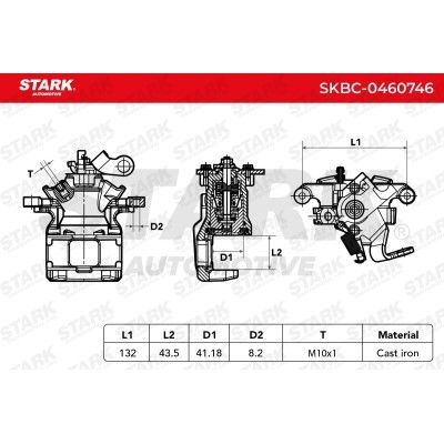 Zacisk Hamulcowy Stark SKBC-0460746 SKBC-0460746 - foto 9