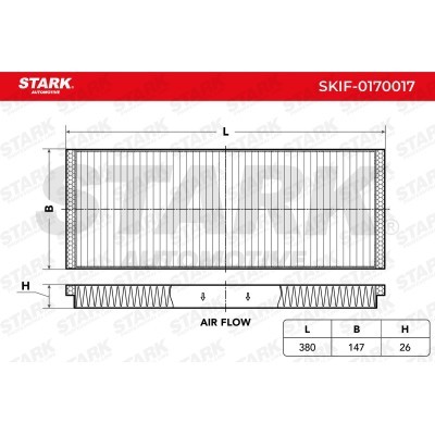 Filtr Kabinowy Stark SKIF-0170017 SKIF-0170017 - foto 2