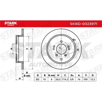 Tarcza hamulcowa Stark SKBD-0023971 SKBD-0023971 - foto 6