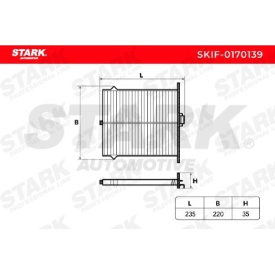 Filtr Kabinowy Stark SKIF-0170139 SKIF-0170139 - foto 5