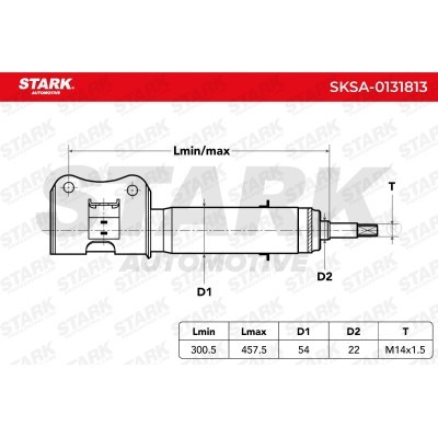 Amortyzator Stark SKSA-0131813 SKSA-0131813 - foto 9