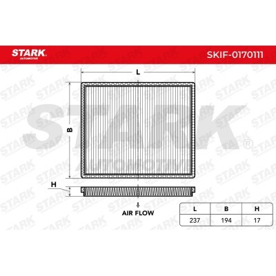 Filtr Kabinowy Stark SKIF-0170111 SKIF-0170111 - foto 2