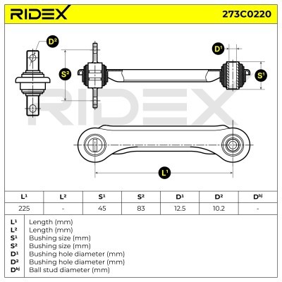 Wahacz RIDEX 273C0220 273C0220 - foto 5