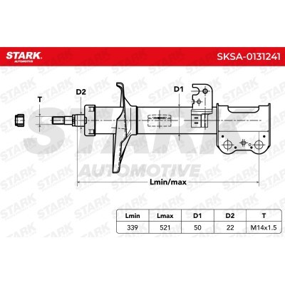 Amortyzator Stark SKSA-0131241 SKSA-0131241 - foto 3