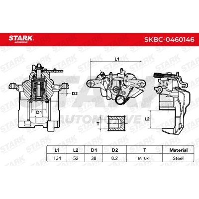 Zacisk Hamulcowy Stark SKBC-0460146 SKBC-0460146 - foto 4