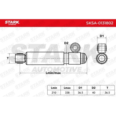 Amortyzator Stark SKSA-0131802 SKSA-0131802 - foto 3