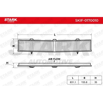 Filtr Kabinowy Stark SKIF-0170010 SKIF-0170010 - foto 2