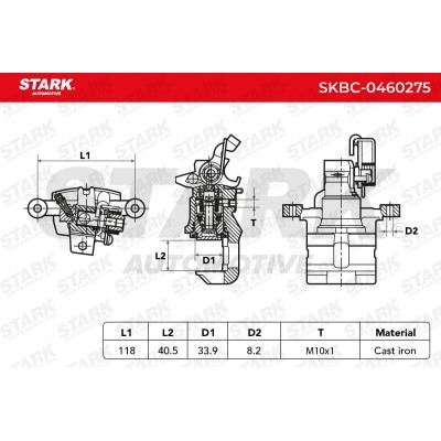 Zacisk Hamulcowy Stark SKBC-0460275 SKBC-0460275 - foto 5