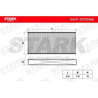 Filtr Kabinowy Stark SKIF-0170168 SKIF-0170168 - foto 6