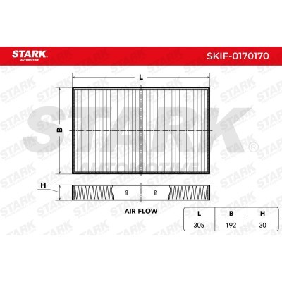 Filtr Kabinowy Stark SKIF-0170170 SKIF-0170170 - foto 2