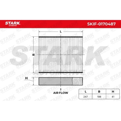 Filtr Kabinowy Stark SKIF-0170487 SKIF-0170487 - foto 6