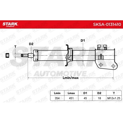 Amortyzator Stark SKSA-0131410 SKSA-0131410 - foto 3