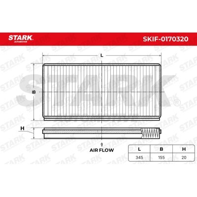 Filtr Kabinowy Stark SKIF-0170320 SKIF-0170320 - foto 6
