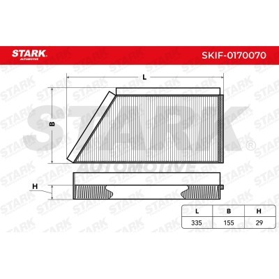 Filtr Kabinowy Stark SKIF-0170070 SKIF-0170070 - foto 5