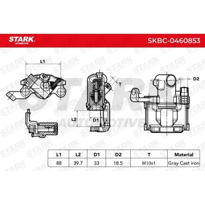 Zacisk Hamulcowy Stark SKBC-0460853 SKBC-0460853 - foto 6