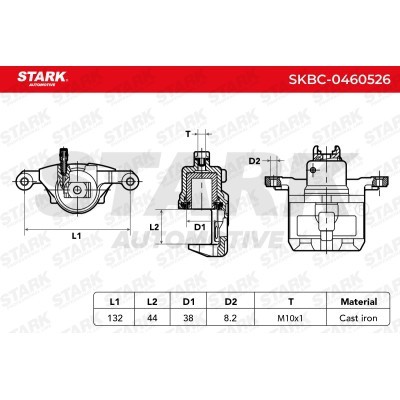 Zacisk Hamulcowy Stark SKBC-0460526 SKBC-0460526 - foto 10