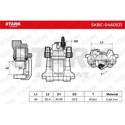Zacisk Hamulcowy Stark SKBC-0460531 SKBC-0460531 - foto 5