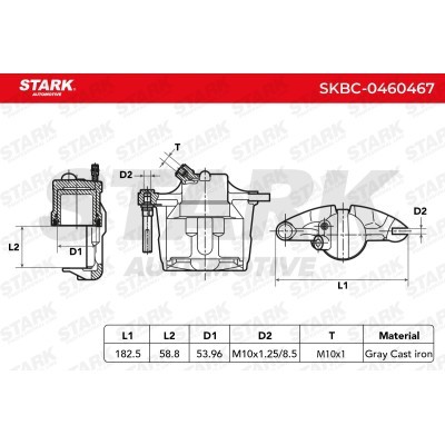 Zacisk Hamulcowy Stark SKBC-0460467 SKBC-0460467 - foto 5