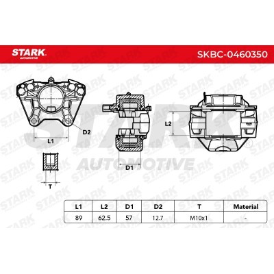 Zacisk Hamulcowy Stark SKBC-0460350 SKBC-0460350 - foto 7