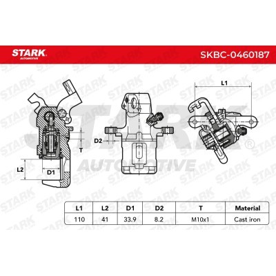 Zacisk Hamulcowy Stark SKBC-0460187 SKBC-0460187 - foto 7