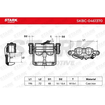 Zacisk Hamulcowy Stark SKBC-0461370 SKBC-0461370 - foto 6