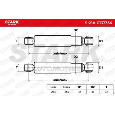 Amortyzator Stark SKSA-0133354 SKSA-0133354 - foto 4