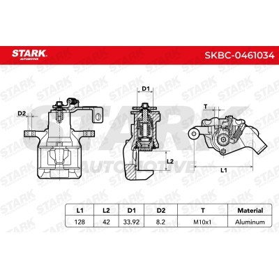 Zacisk Hamulcowy Stark SKBC-0461034 SKBC-0461034 - foto 7