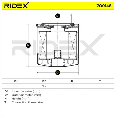 Filtr Oleju RIDEX 7O0148 7O0148 - foto 5