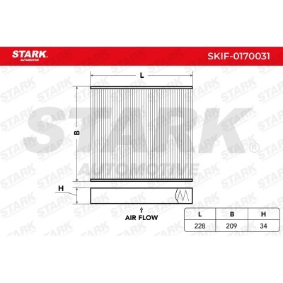 Filtr Kabinowy Stark SKIF-0170031 SKIF-0170031 - foto 2
