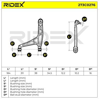 Wahacz RIDEX 273C0276 273C0276 - foto 3