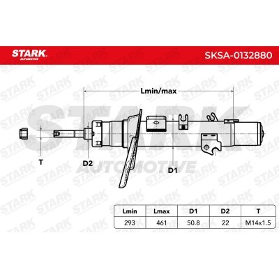 Amortyzator Stark SKSA-0132880 SKSA-0132880 - foto 6