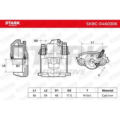 Zacisk Hamulcowy Stark SKBC-0460306 SKBC-0460306 - foto 4