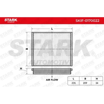 Filtr Kabinowy Stark SKIF-0170022 SKIF-0170022 - foto 2