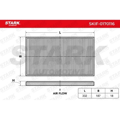 Filtr Kabinowy Stark SKIF-0170116 SKIF-0170116 - foto 3