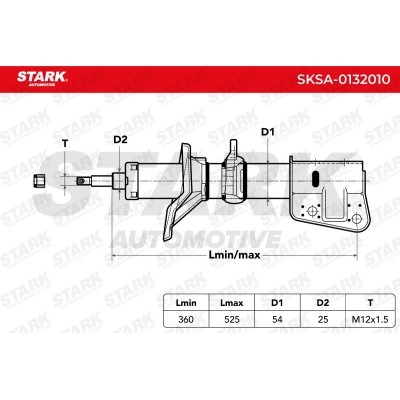 Amortyzator Stark SKSA-0132010 SKSA-0132010 - foto 5