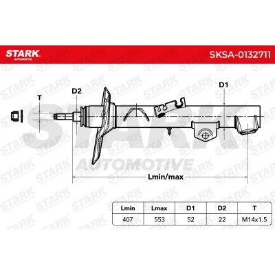 Amortyzator Stark SKSA-0132711 SKSA-0132711 - foto 7