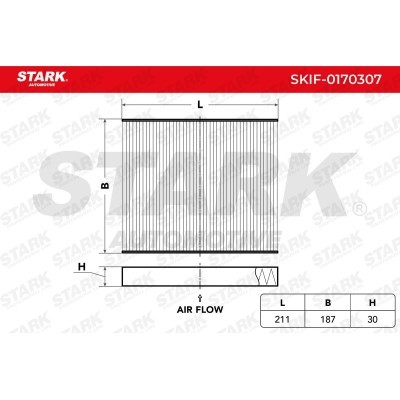 Filtr Kabinowy Stark SKIF-0170307 SKIF-0170307 - foto 4
