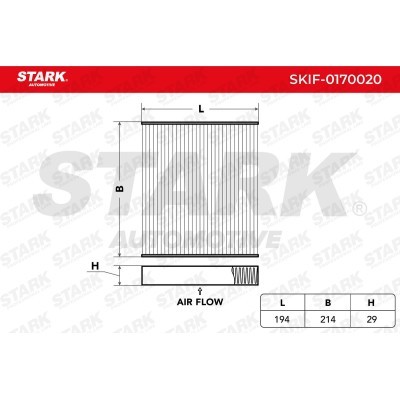 Filtr Kabinowy Stark SKIF-0170020 SKIF-0170020 - foto 1