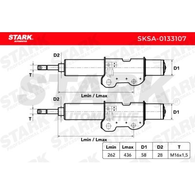Amortyzator Stark SKSA-0133107 SKSA-0133107 - foto 5