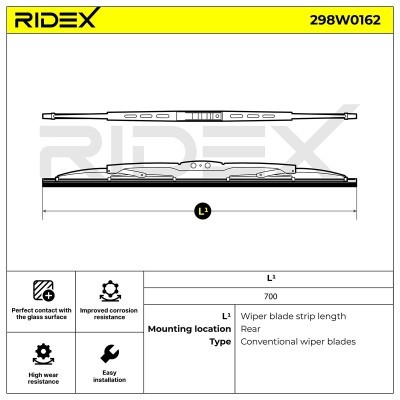Pióro Wycieraczki RIDEX 298W0162 298W0162 - foto 13