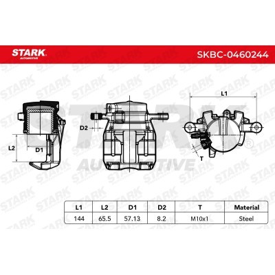 Zacisk Hamulcowy Stark SKBC-0460244 SKBC-0460244 - foto 5