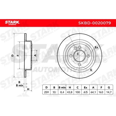 Tarcza hamulcowa Stark SKBD-0020079 SKBD-0020079 - foto 9